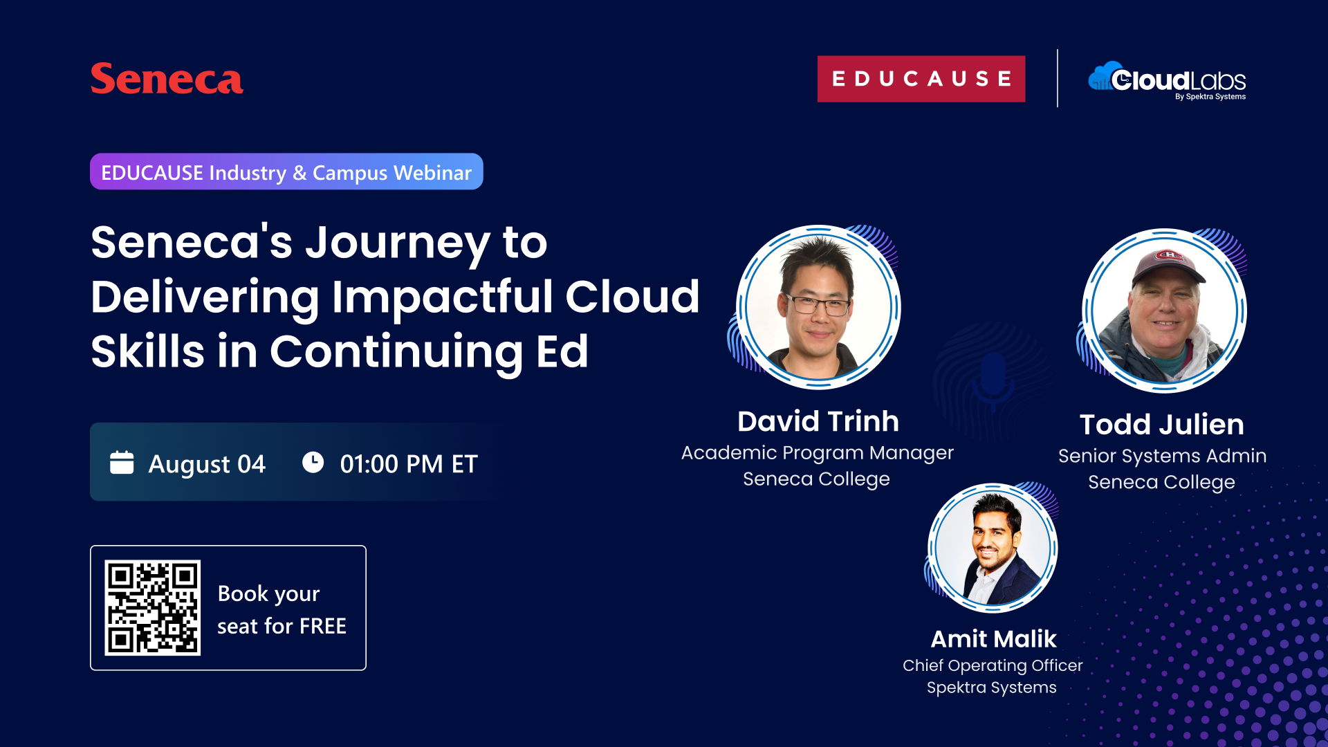 EDUCAUSE Webinar - Seneca's Journey to Delivering Impactful Cloud Skills in Continuing Ed